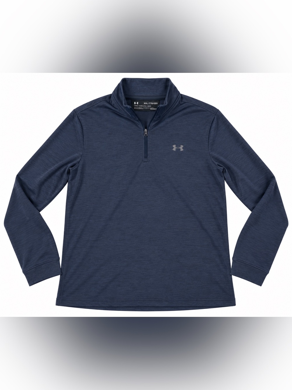Under Armour ColdGear Men’s XXL Navy Blue Loose Fit 1/4 Zip Pullover Long Sleeve